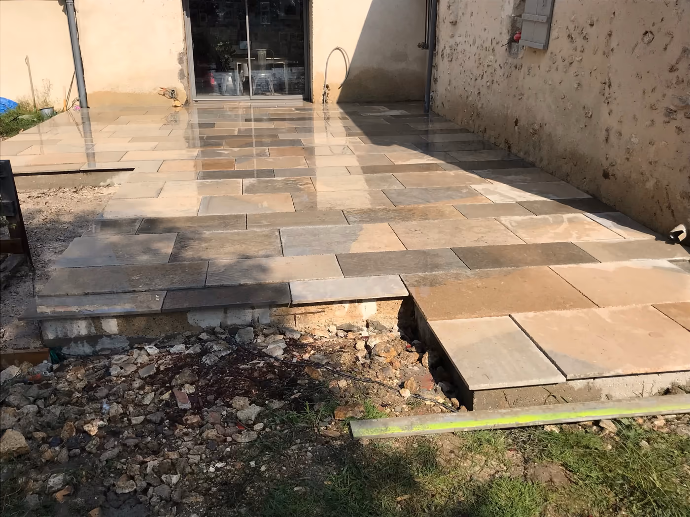 Ouvrage en pierre réalisé par MTP à Monnaie — photo 28
